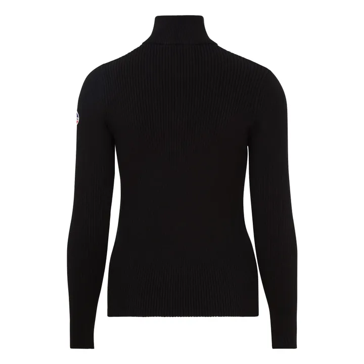Pull Zippé Andromède | Noir- Image produit n°1