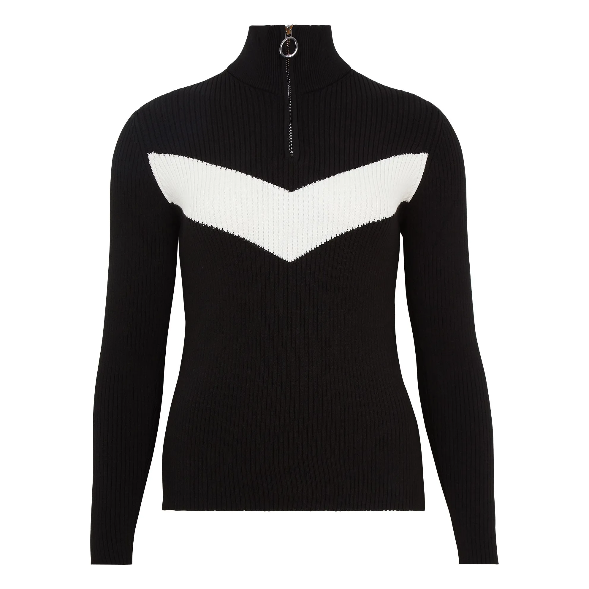 Fusalp Black Andromeda Zip Sweater