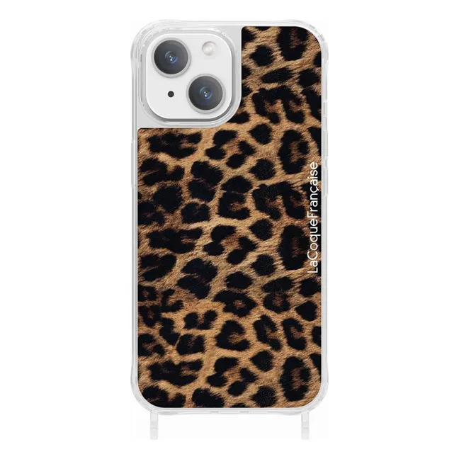 Custodia per Iphone Leopard | Marrone