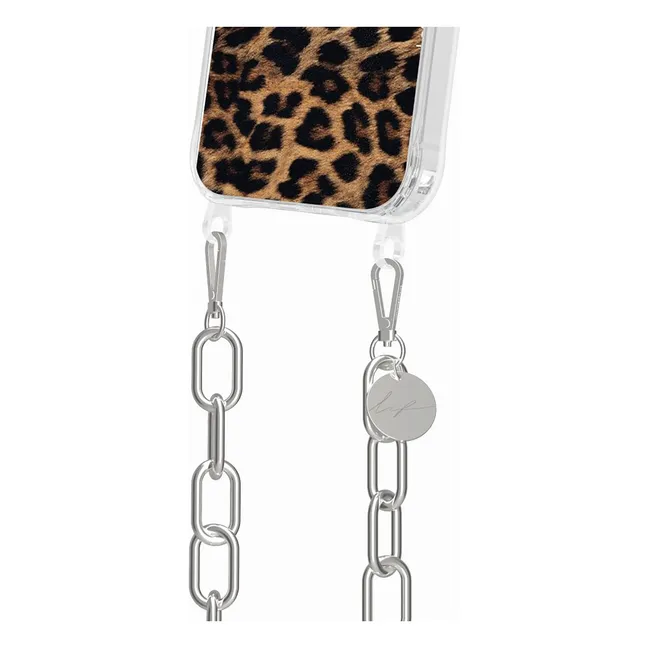 Custodia per Iphone Leopard | Marrone