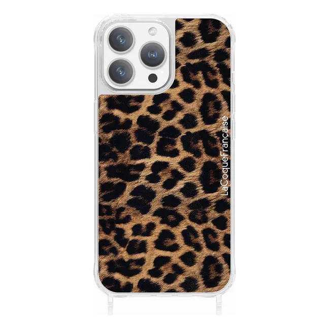 Custodia per Iphone Leopard | Marrone