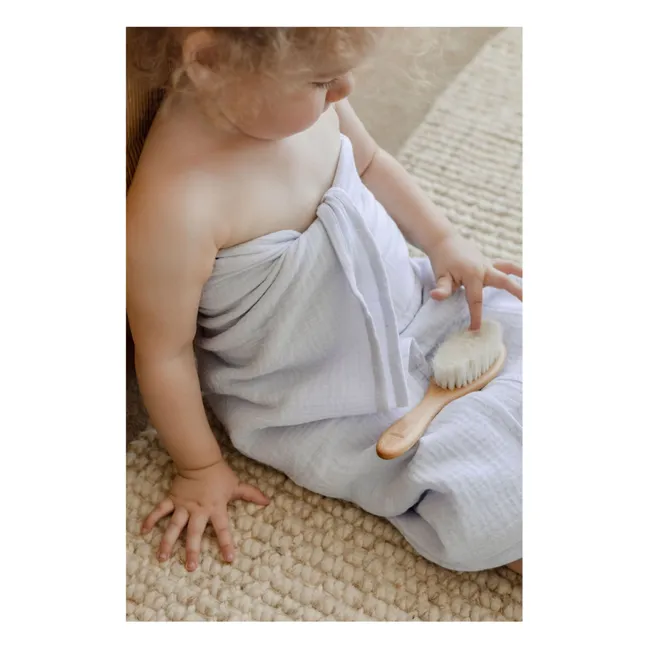 Lange d'emmaillotage en coton bio | Lavande