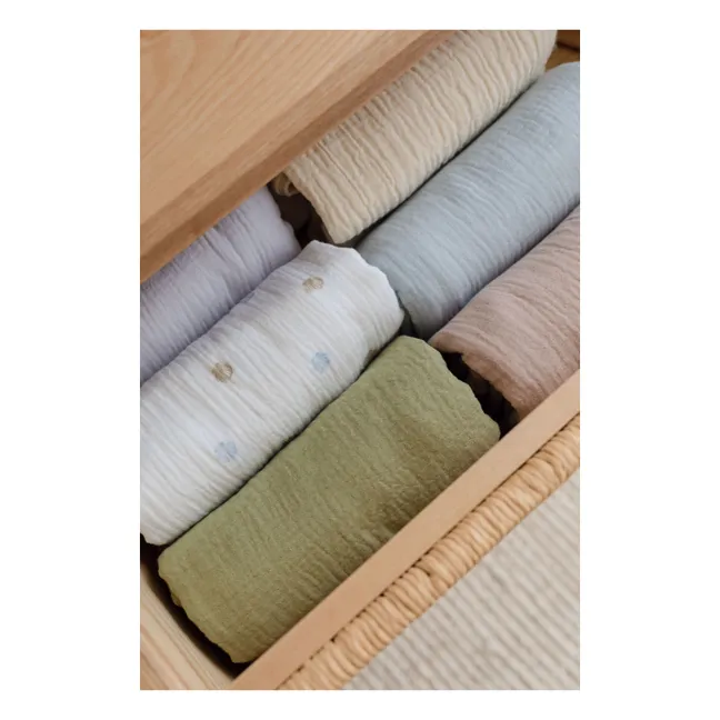 Lange d'emmaillotage en coton bio | Lavande