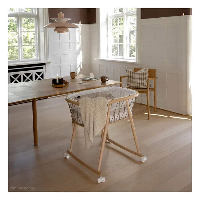 Räder für Kumi Wiege - 4er-Set | Weiß