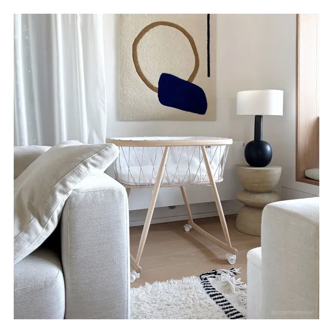 Räder für Kumi Wiege - 4er-Set | Weiß