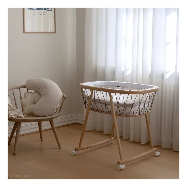 Räder für Kumi Wiege - 4er-Set | Weiß