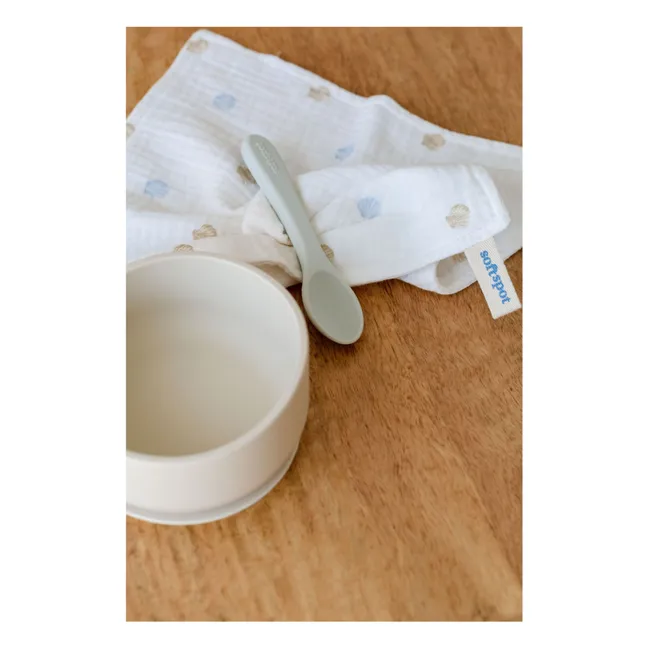 Serviettes Seaside en coton bio - Set de 3 | Seaside