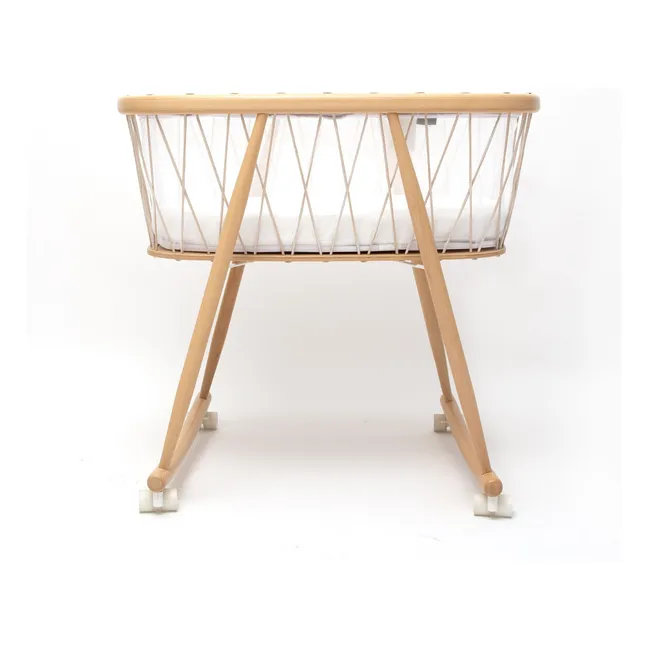 Räder für Kumi Wiege - 4er-Set | Weiß