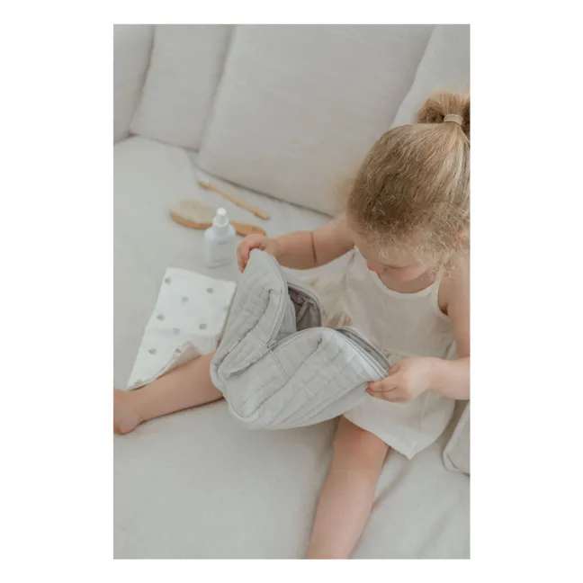 Neceser de algodón ecológico | Gris