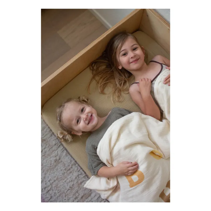 Plaid Alphabet en coton bio- Image produit n°3