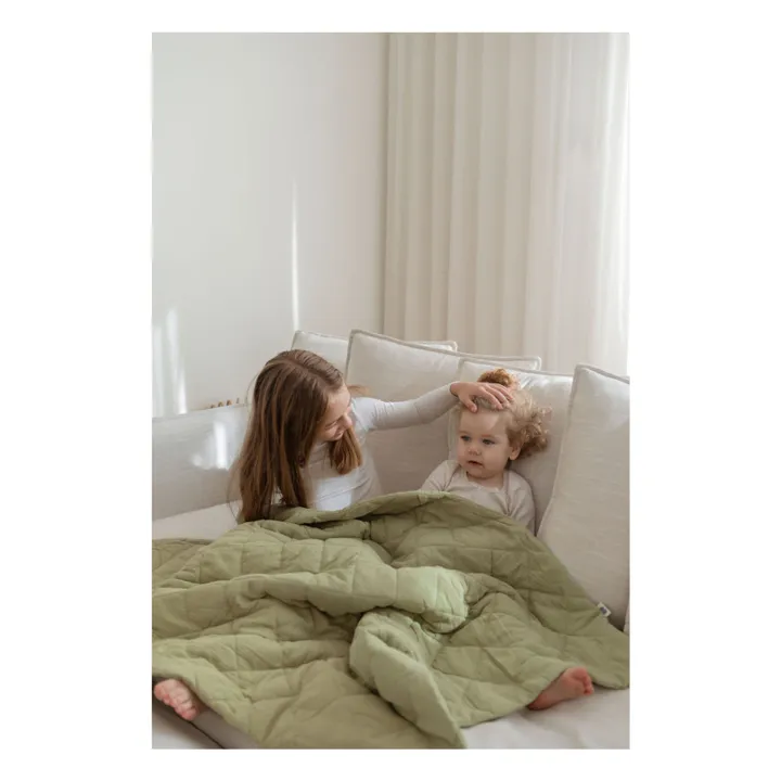 Gesteppte Decke aus Bio-Baumwolle | Avocat- Produktbild Nr. 1