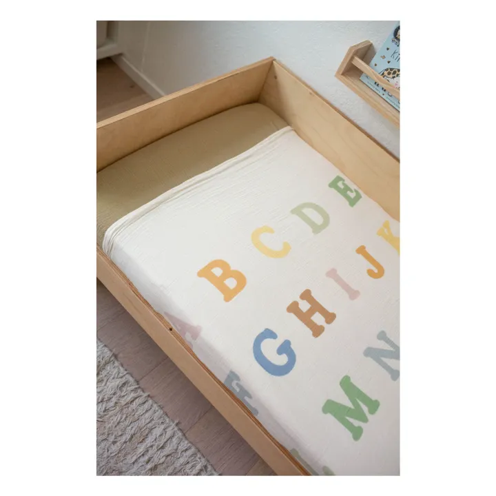 Plaid Alphabet en coton bio- Image produit n°2