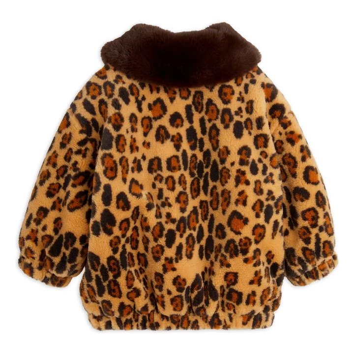 Leopard Fur Coats Recycled Fibers | Beige- Product image n°3