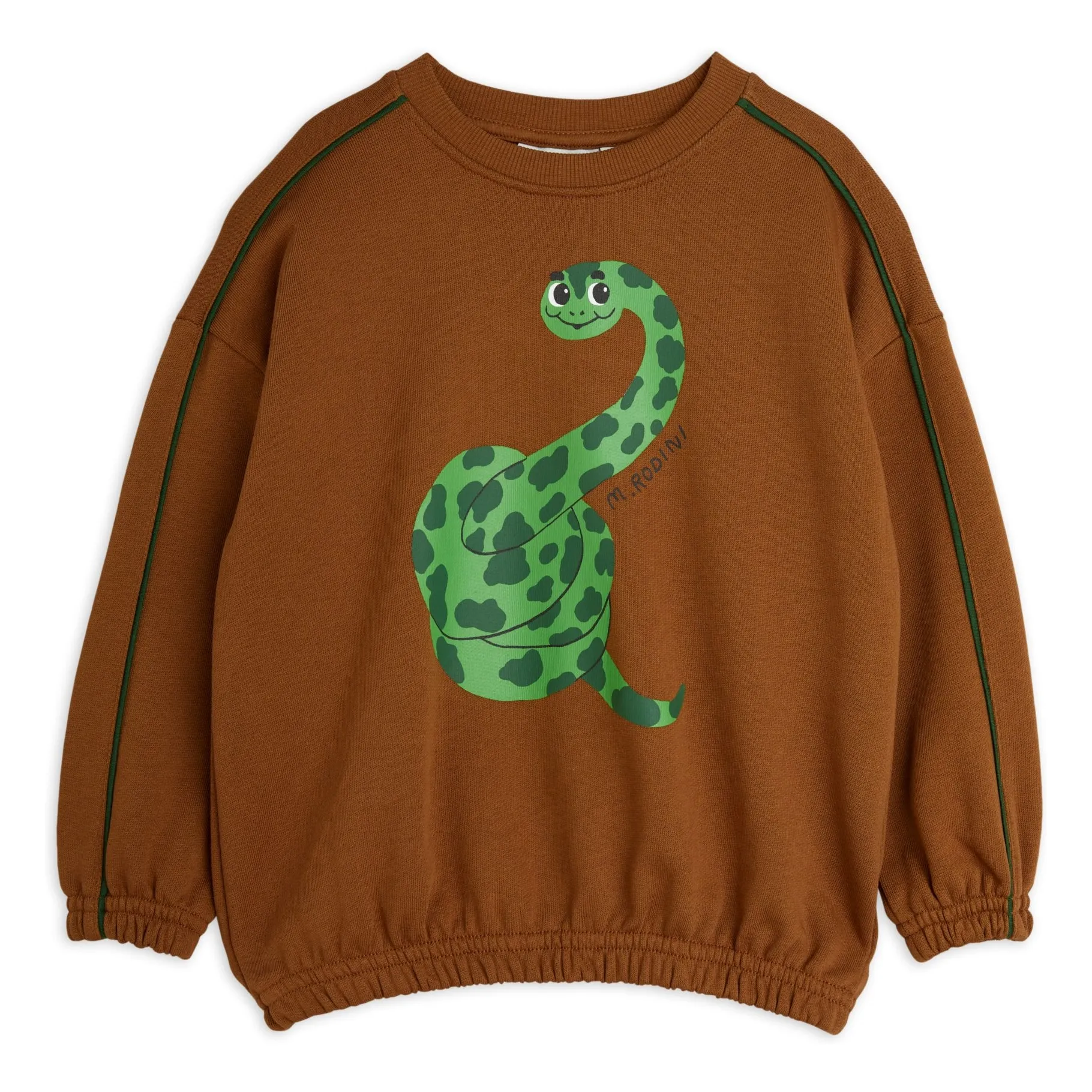 Mini Rodini Chocolate Snake Sweat Organic Cotton