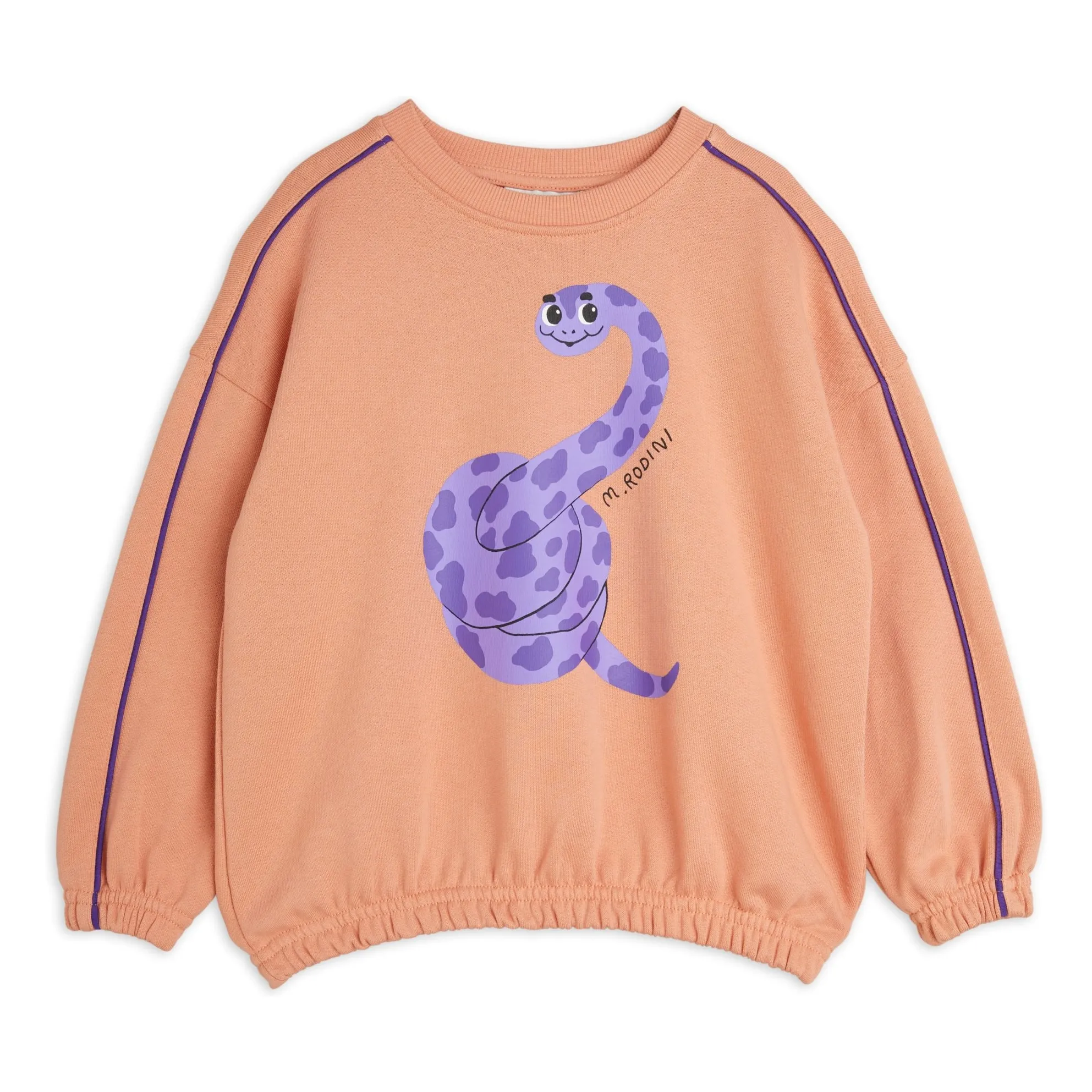 Mini Rodini Dusty Pink Snake Sweat Organic Cotton