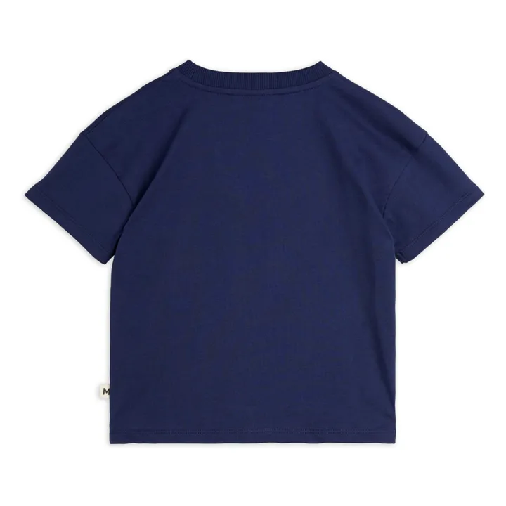 Camiseta con lazo de algodón ecológico | Azul Marino- Imagen del producto n°1