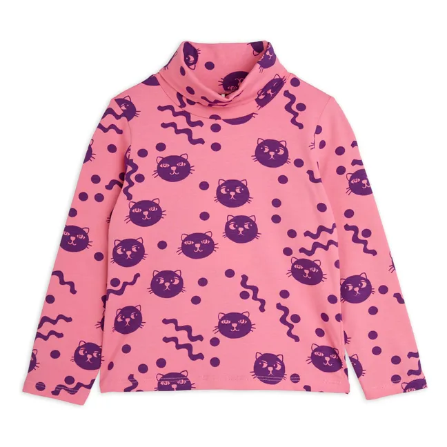 Calzoncillos de algodón orgánico Squiggly Cat | Rosa