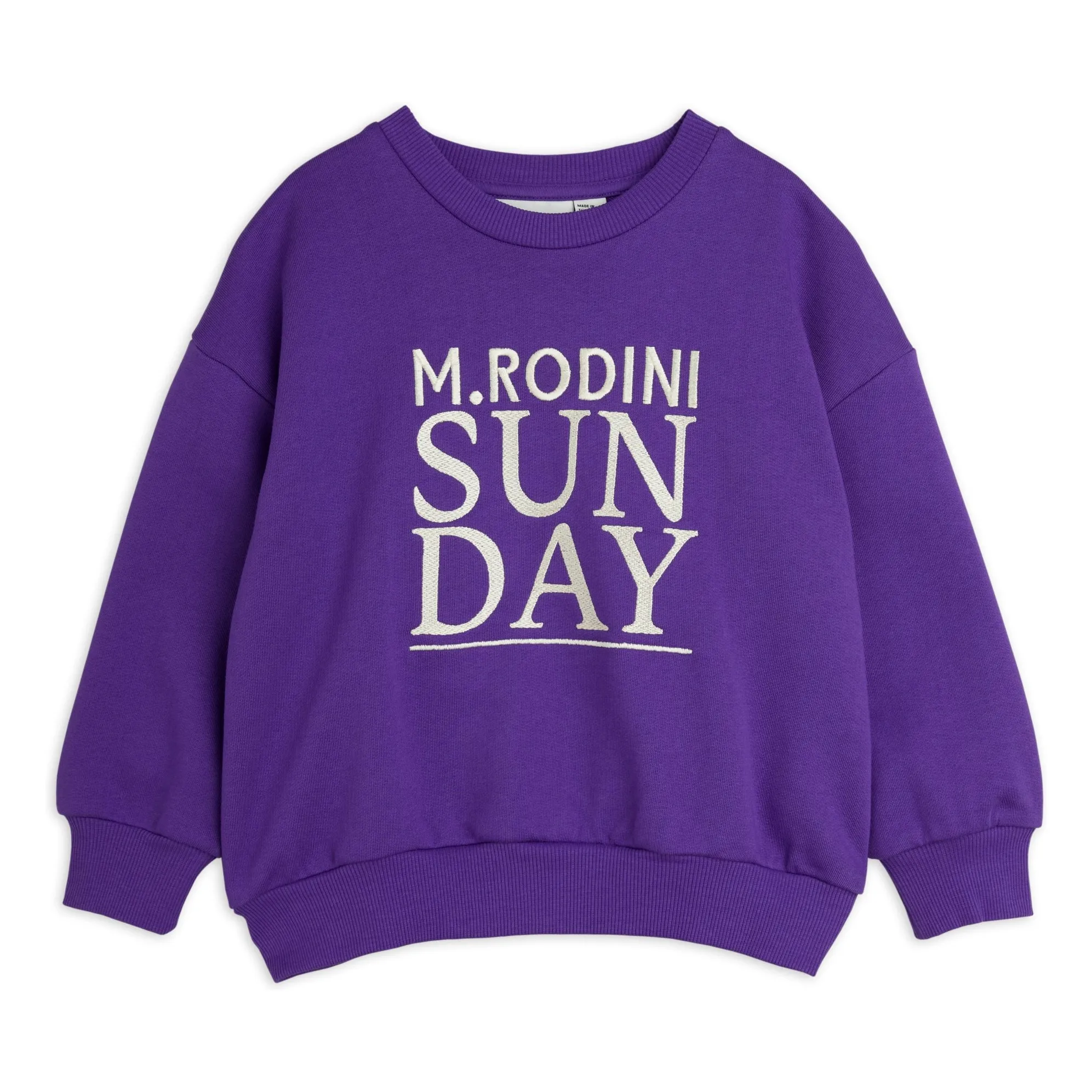 Mini Rodini Purple Sunday Sweatshirt Organic Cotton