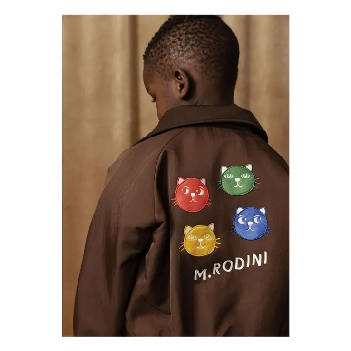 Bomber Cool Cats Fibre riciclate | Cioccolato- Immagine del prodotto n°1