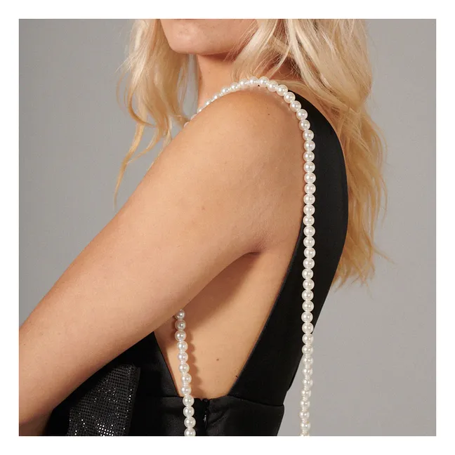 Cadena larga Agathe 120 cm | Blanco