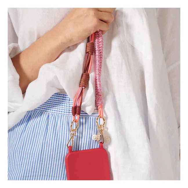Langes Seil Roxanne 120 cm | Rosa