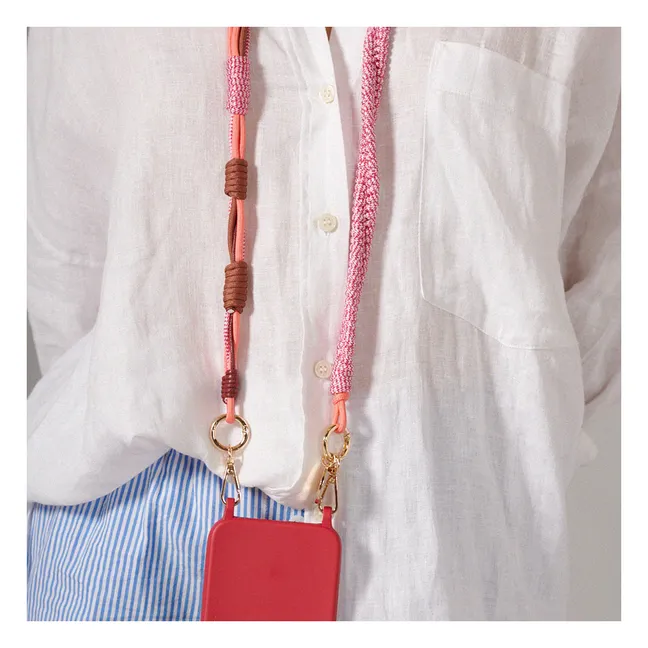 Langes Seil Roxanne 120 cm | Rosa