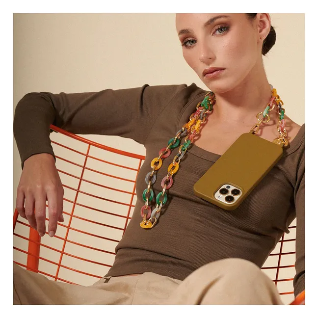 Lange Kette Cassy 120 cm | Bunt