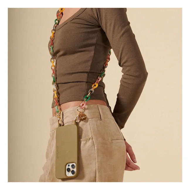 Lange Kette Cassy 120 cm | Bunt