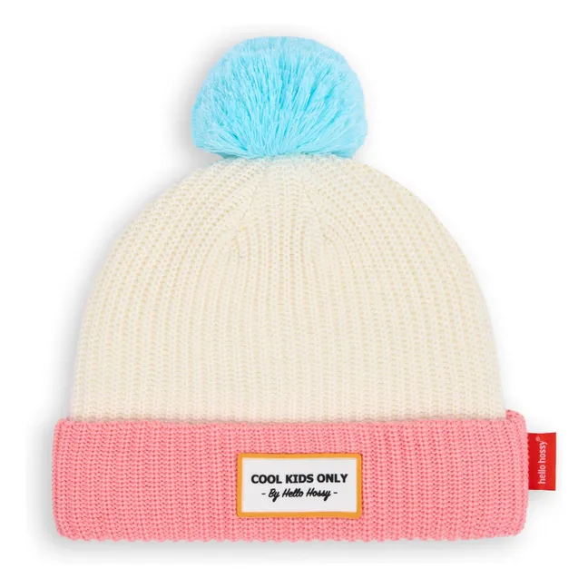 Gorra en bloque de algodón ecológico | Rosa Pálido