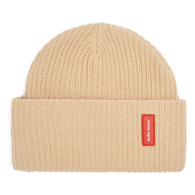 Gorro Flow de algodón orgánico | Beige