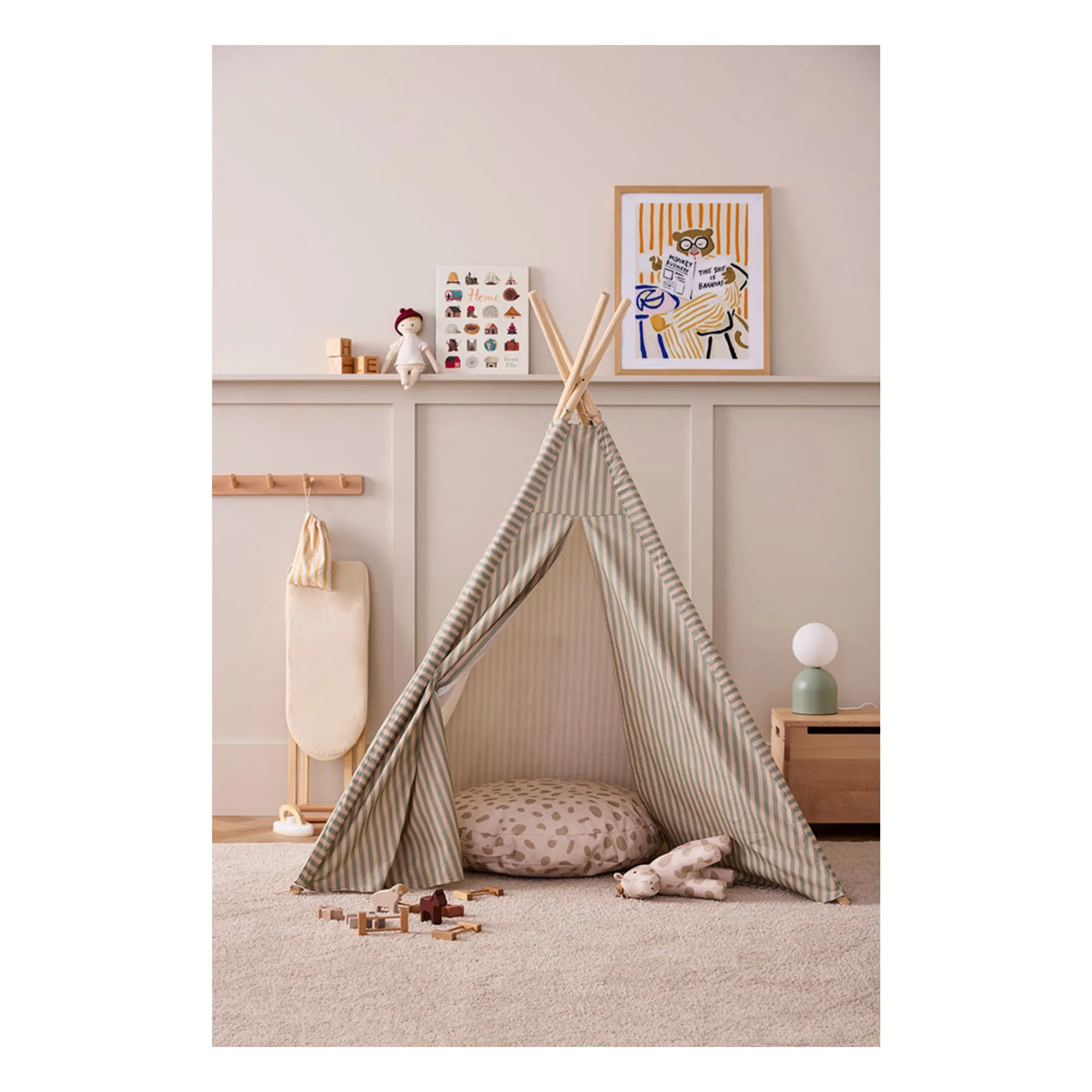 Coussin de sol | Beige- Image produit n°2