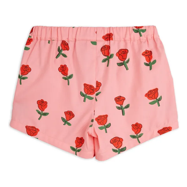 Pantalones cortos de algodón ecológico rosa | Rosa