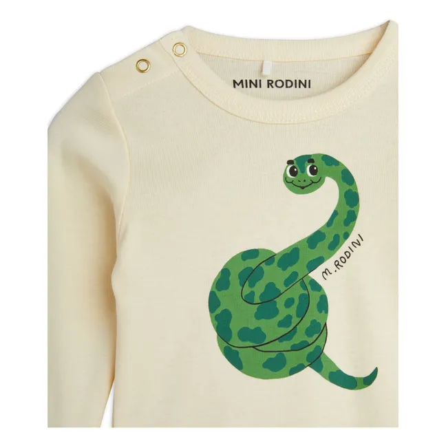 Body serpiente Algodón orgánico | Crudo
