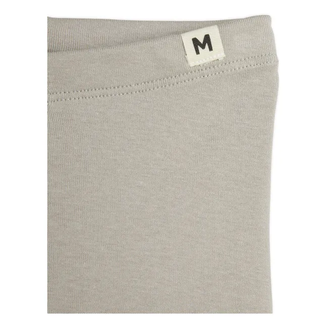 Conjunto de body, jogger y gorro de gato de algodón orgánico | Crudo