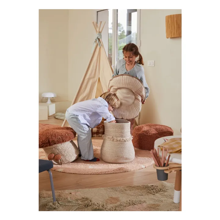 Tapis rond Dot | Rose- Image produit n°8