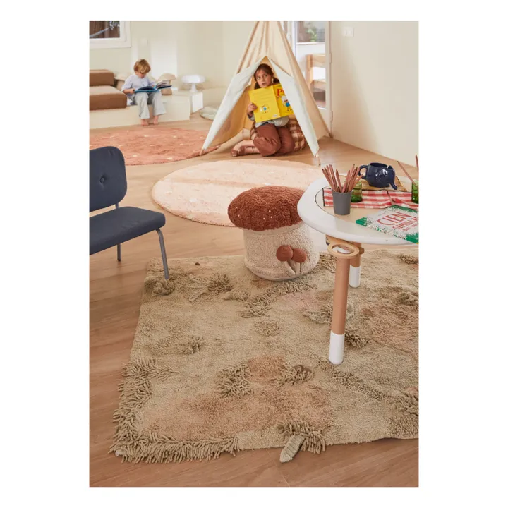 Tapis rond Dot | Rose- Image produit n°7