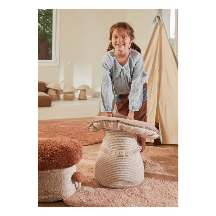 Tapis rond Dot | Rose- Image produit n°5