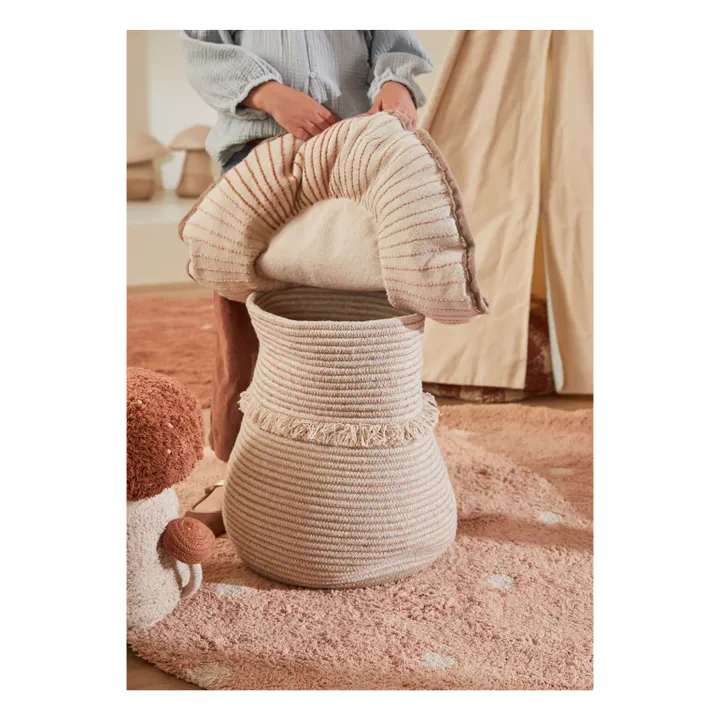 Tapis rond Dot | Rose- Image produit n°6