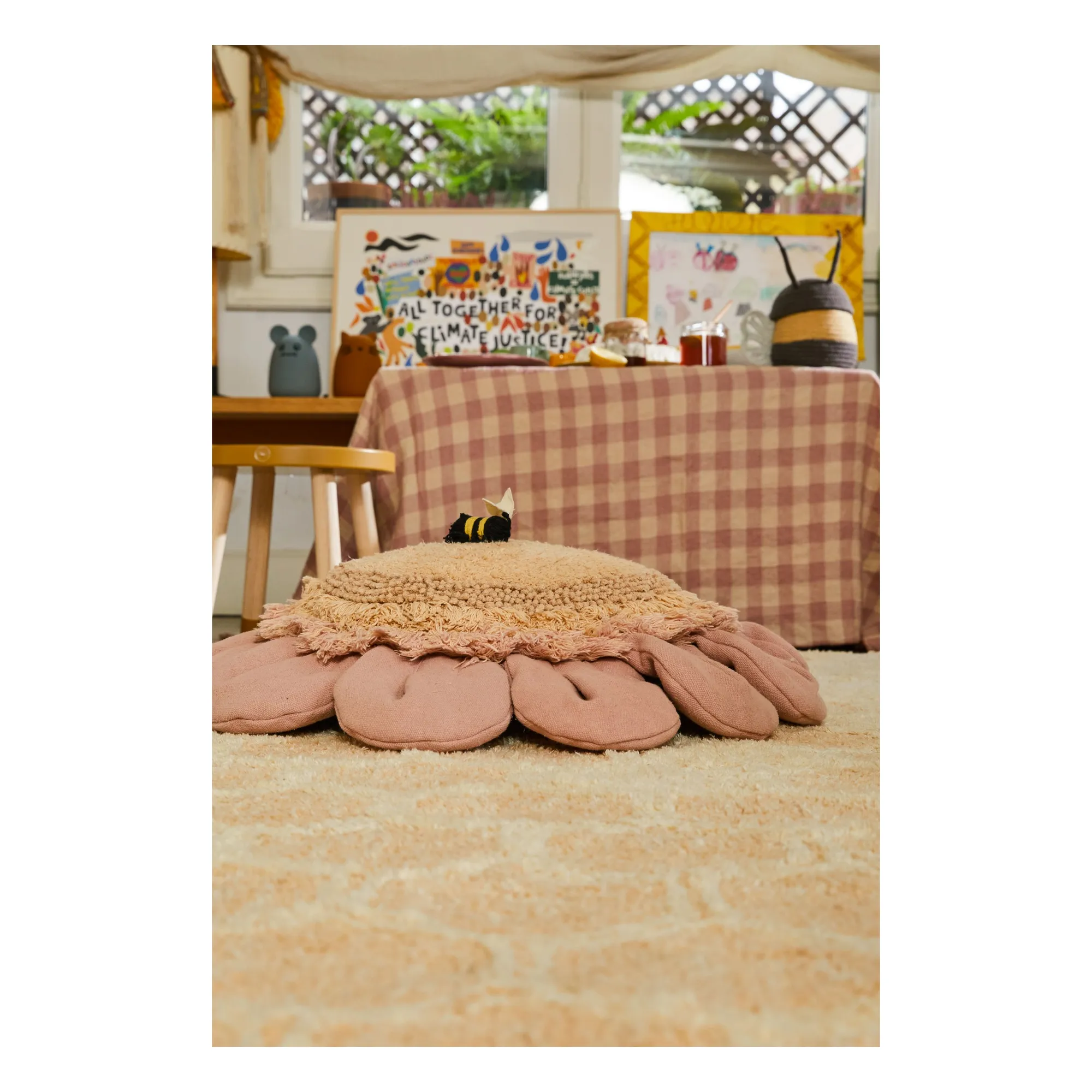 Pouf Daisy | Rose- Image produit n°8