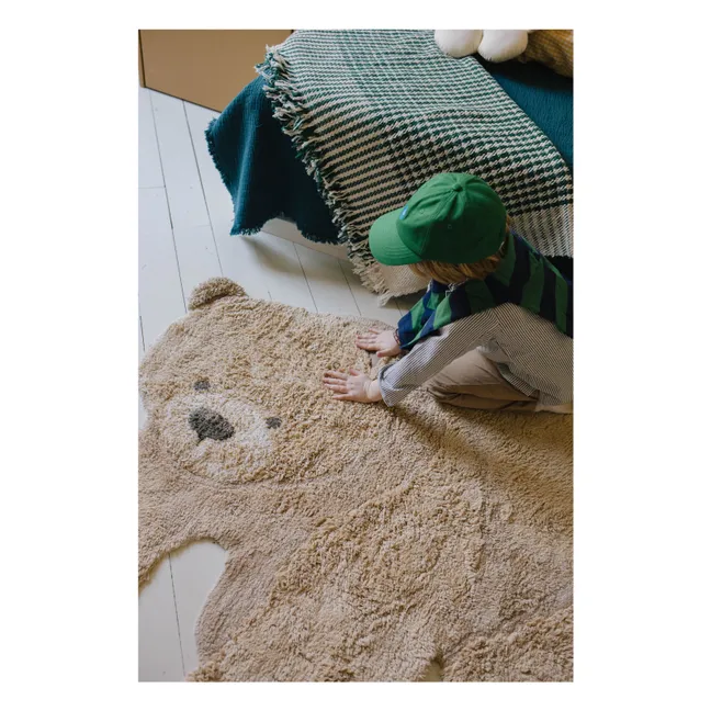Bärchen-Teppich | Beige