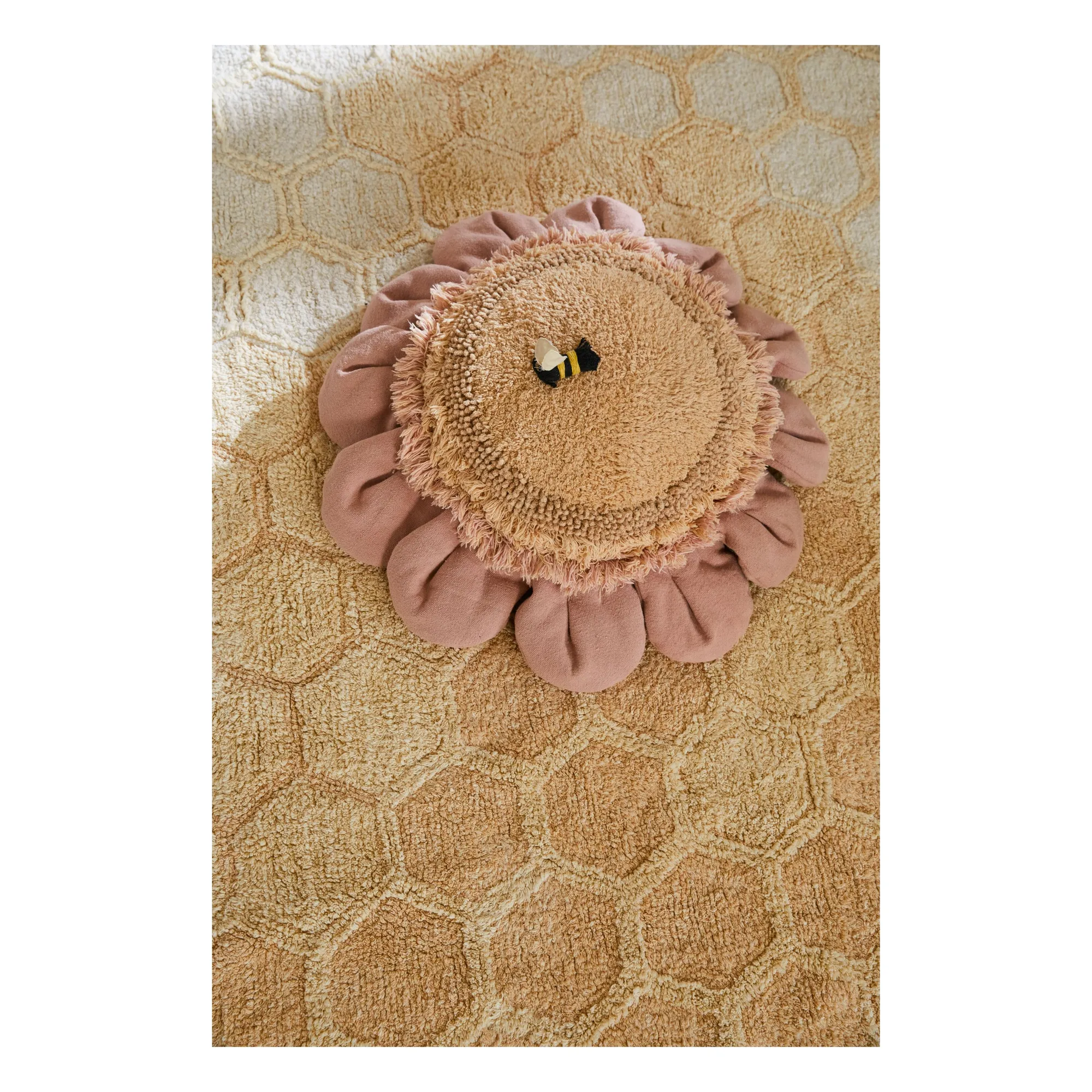 Pouf Daisy | Rose- Image produit n°2
