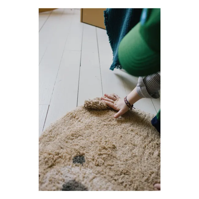 Bärchen-Teppich | Beige