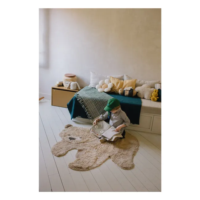 Bärchen-Teppich | Beige