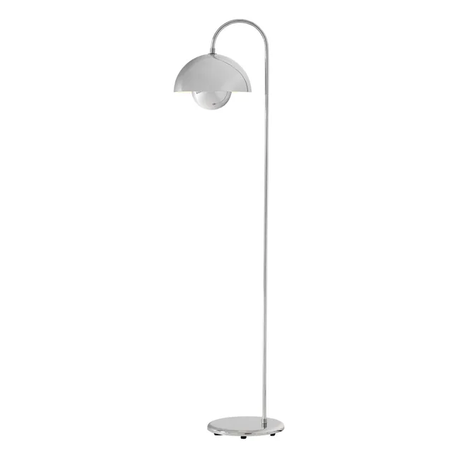 Flowerpot VP12 Stehleuchte, Verner Panton | Chromblitzend
