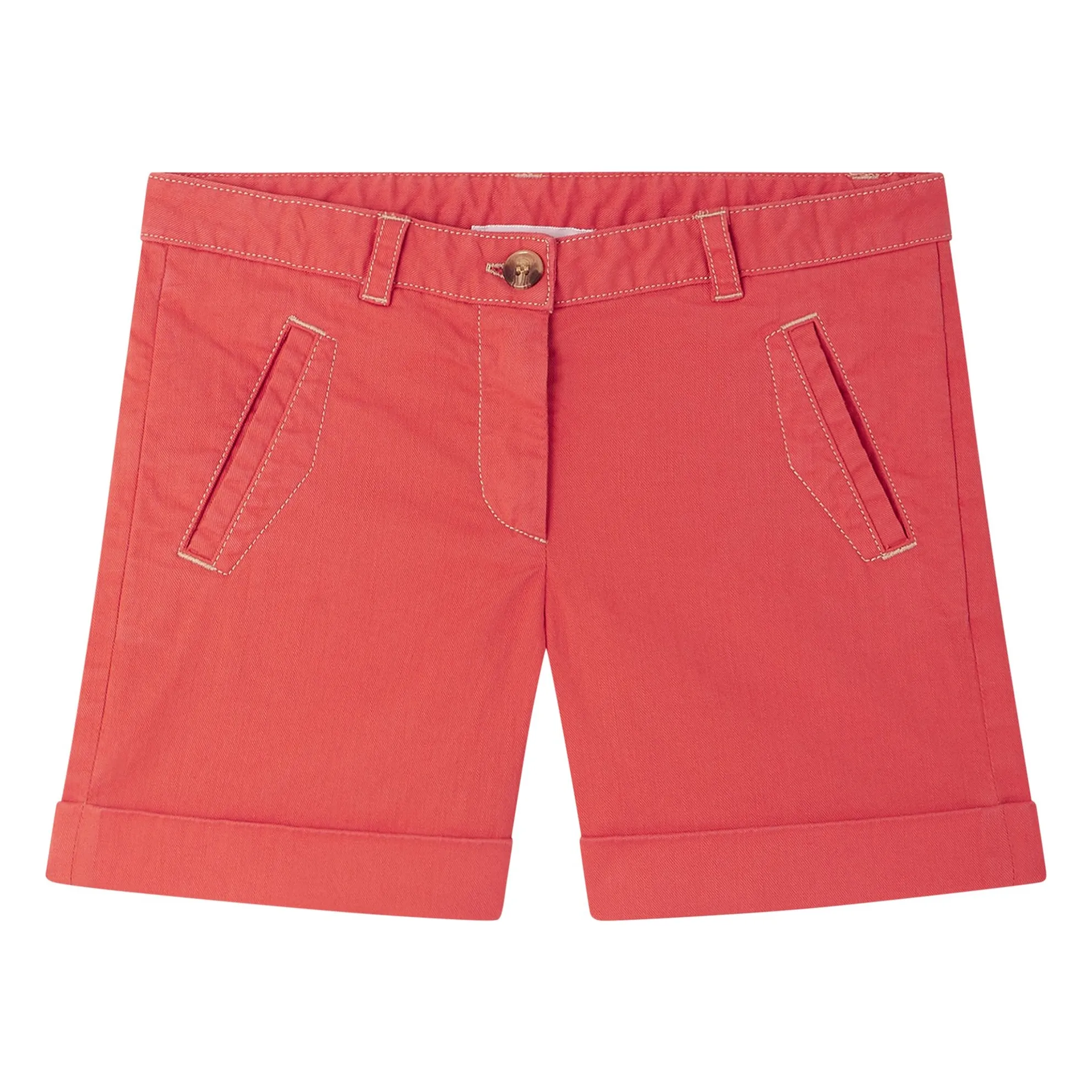 Bonpoint Girls Red Elista Shorts