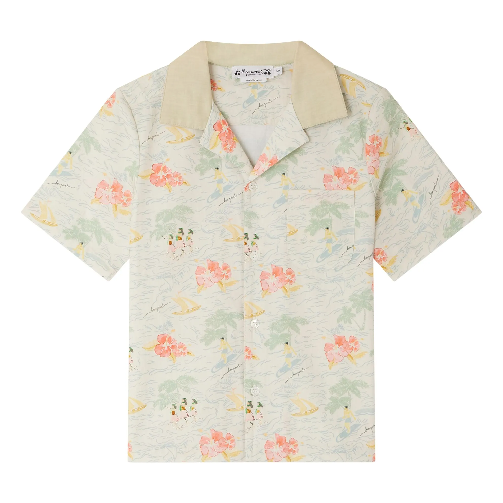 Bonpoint Boys Heather Grey Steve Shirt