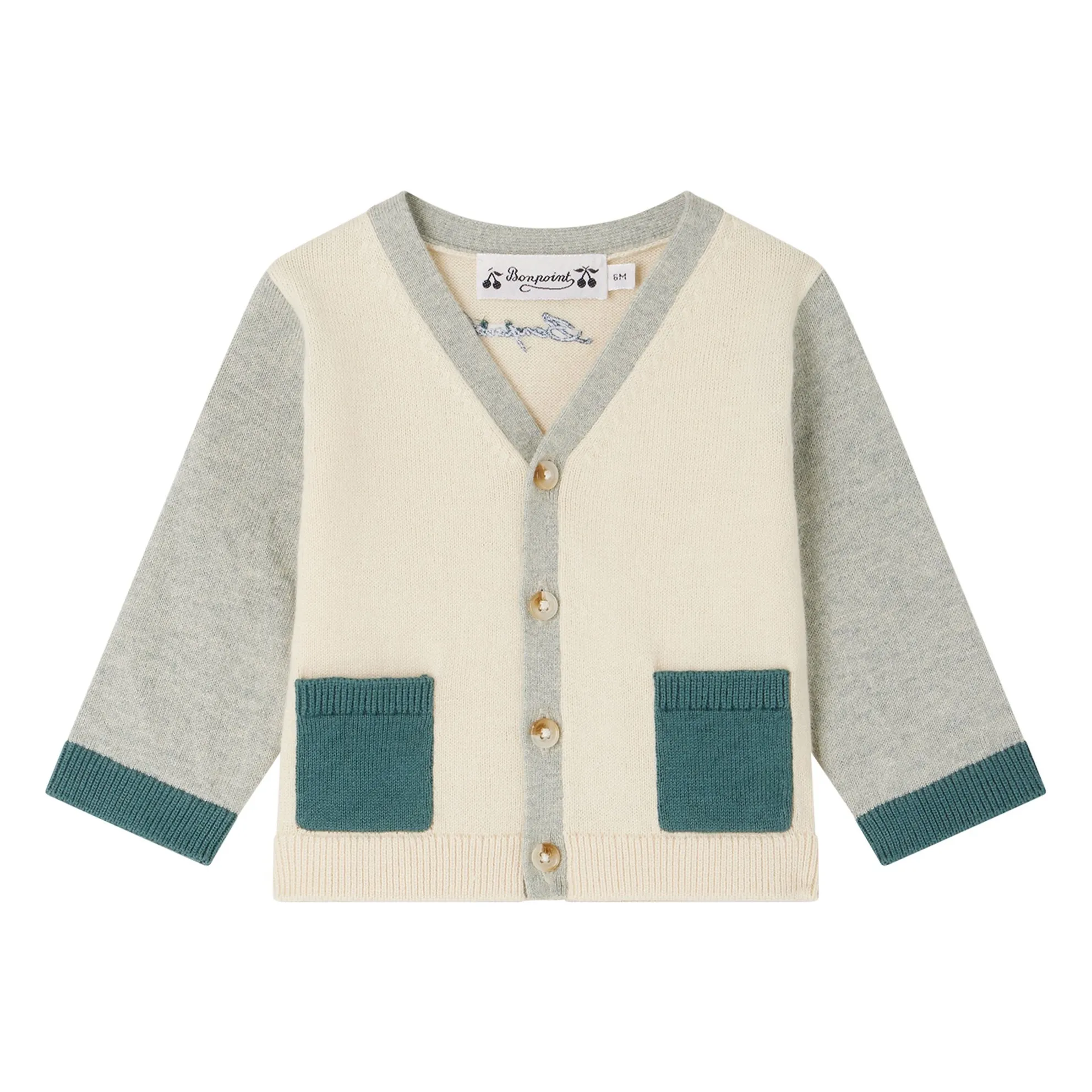Bonpoint Ecru Tahiel Cardigan