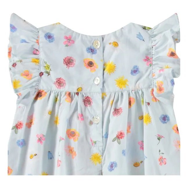 Robe Cacao Coton Bio | Bleu pâle