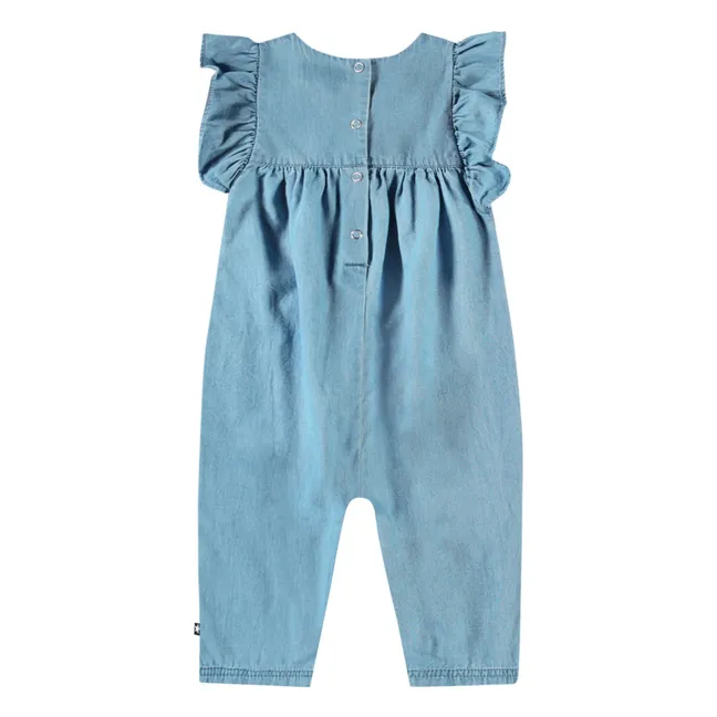 Mono de algodón ecológico Fifi | Azul
