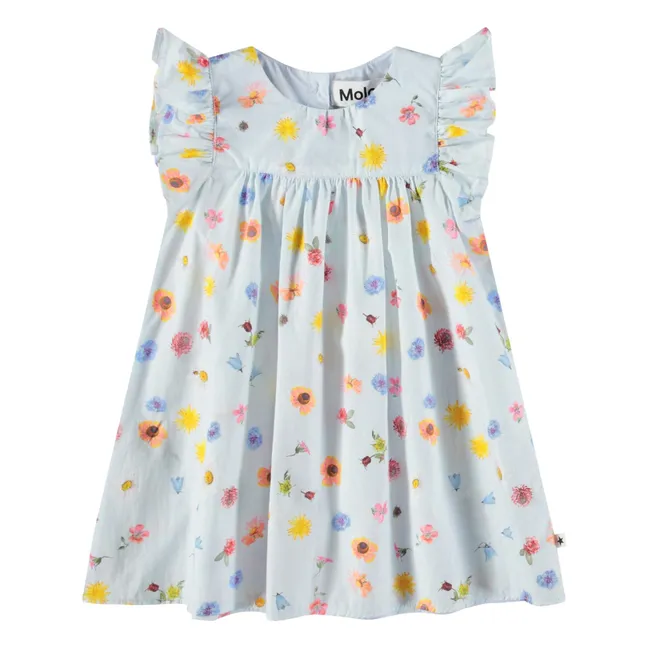 Robe Cacao Coton Bio | Bleu pâle
